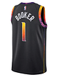 Regata Phoenix Suns- Devin Booker - 2022/23 City Edition - Preta - Thumbnail 2