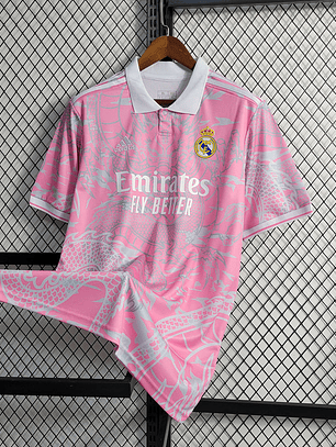 CAMISOLA DO REAL MADRID 23/24 DRAGÃO ROSA