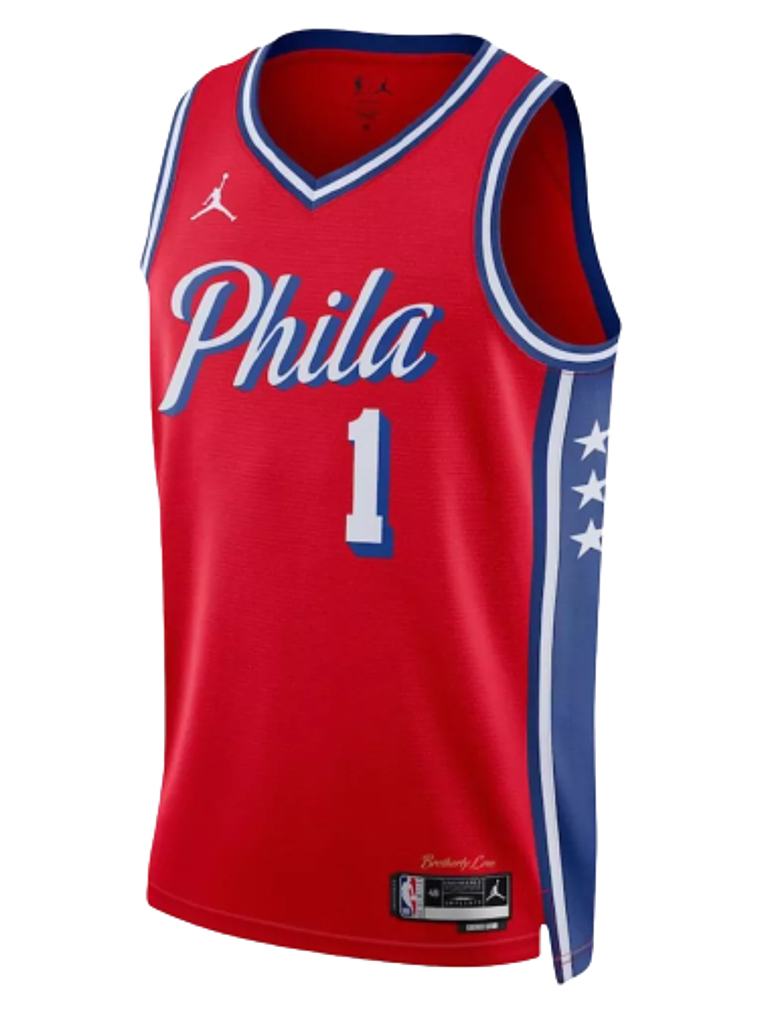 Regata Philadelphia 76ers - James Harden - 2022/23 Swingman Jersey - Vermelho 1