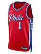 Regata Philadelphia 76ers - James Harden - 2022/23 Swingman Jersey - Vermelho - Thumbnail 1