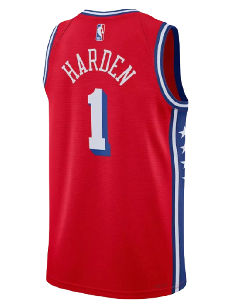 Regata Philadelphia 76ers - James Harden - 2022/23 Swingman Jersey - Vermelho 2