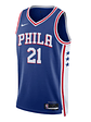 Regata Philadelphia 76ers - Joel Embiid - 2022/23 Swingman Jersey - Azul - Thumbnail 1