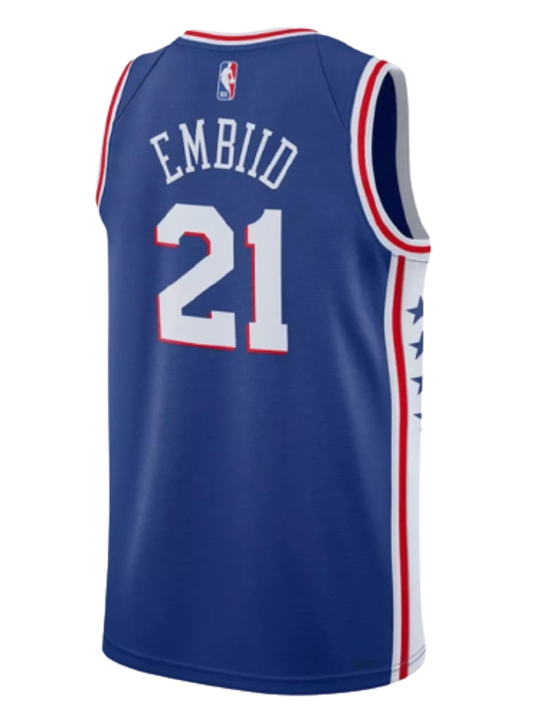 Regata Philadelphia 76ers - Joel Embiid - 2022/23 Swingman Jersey - Azul 2