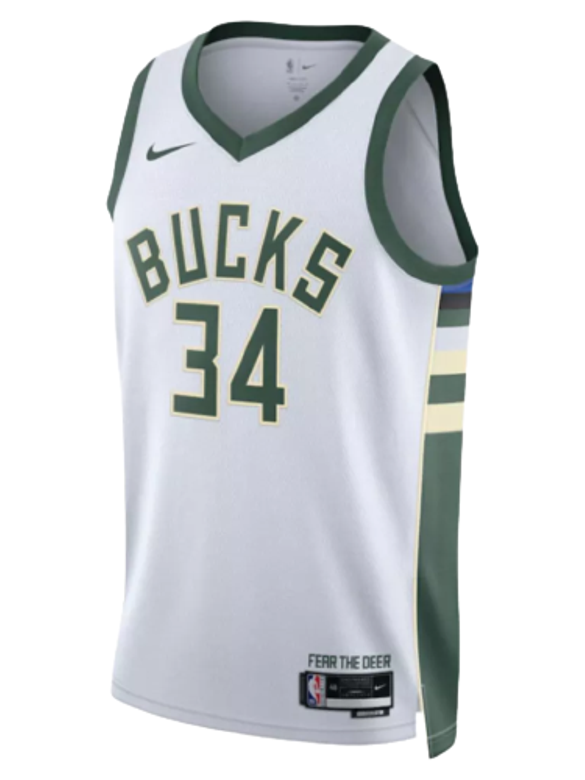 Regata Milwaukee Bucks - Giannis Antetokounmpo - 2022/23 Swingman Jersey - Branca 1