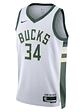 Regata Milwaukee Bucks - Giannis Antetokounmpo - 2022/23 Swingman Jersey - Branca - Thumbnail 1