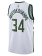 Regata Milwaukee Bucks - Giannis Antetokounmpo - 2022/23 Swingman Jersey - Branca - Thumbnail 2