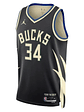 Regata Milwaukee Bucks - Giannis Antetokounmpo - 2022/23 Swingman Jersey - Preta - Thumbnail 1
