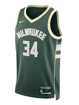 Regata Milwaukee Bucks - Giannis Antetokounmpo - 2022/23 Swingman Jersey - Verde