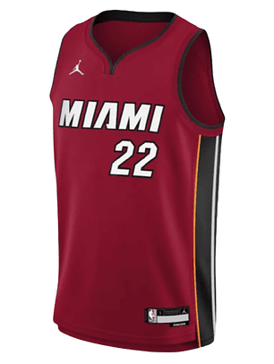 Regata Miami Heat -Jimmy Butler - 2022/23 Swingman Jersey - Vermelha