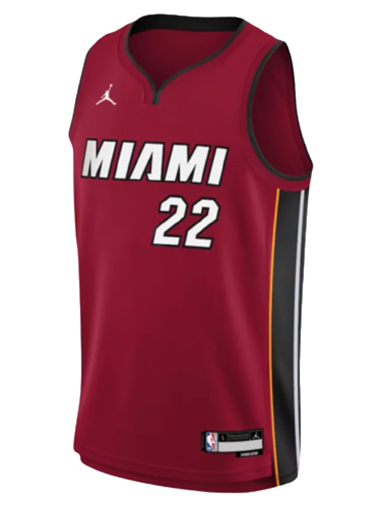 Regata Miami Heat -Jimmy Butler - 2022/23 Swingman Jersey - Vermelha 1