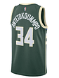 Regata Milwaukee Bucks - Giannis Antetokounmpo - 2022/23 Swingman Jersey - Verde - Thumbnail 2