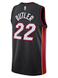 Regata Miami Heat -Jimmy Butler - 2022/23 Swingman Jersey - Preta - Thumbnail 2