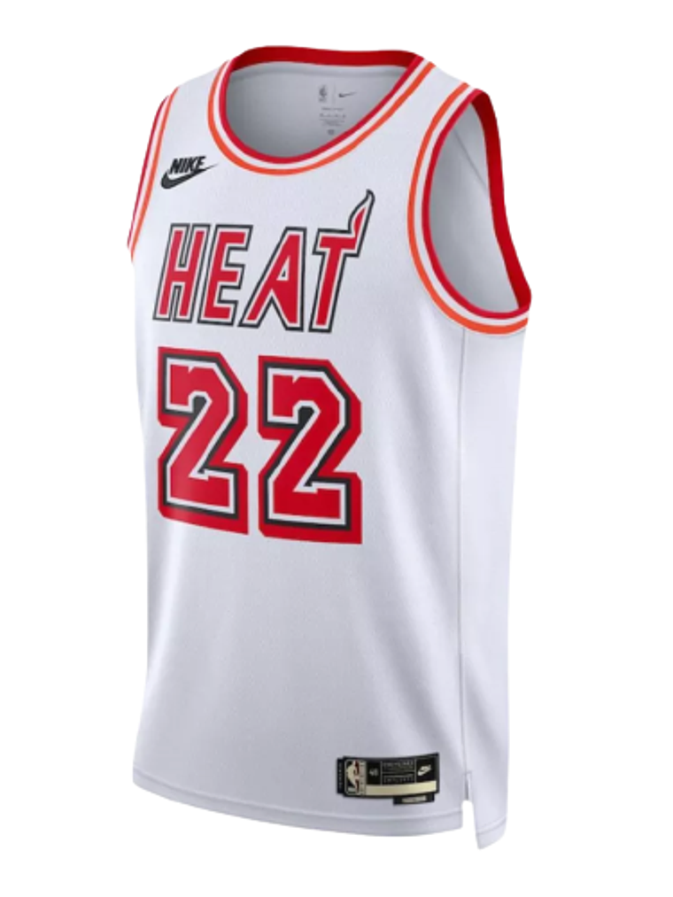 Regata Miami Heat -Jimmy Butler - 2022/23 Swingman Jersey - Branca 1