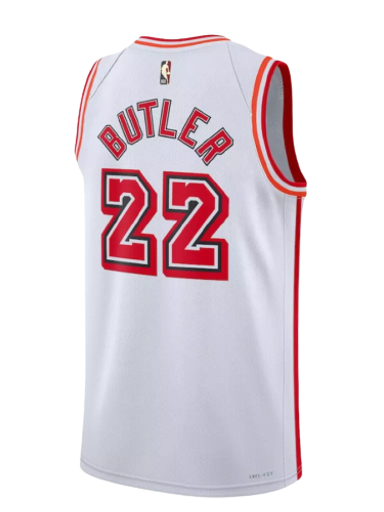 Regata Miami Heat -Jimmy Butler - 2022/23 Swingman Jersey - Branca 2