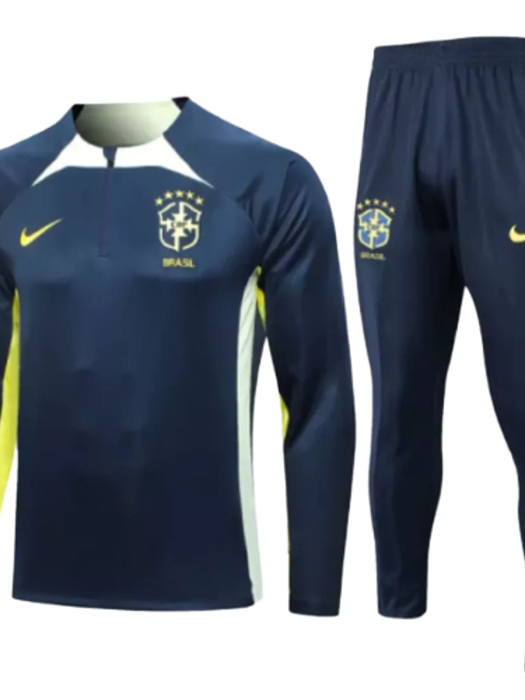 Conjunto de Treino Seleção Brasil - Masculino - Azul Marinho 1