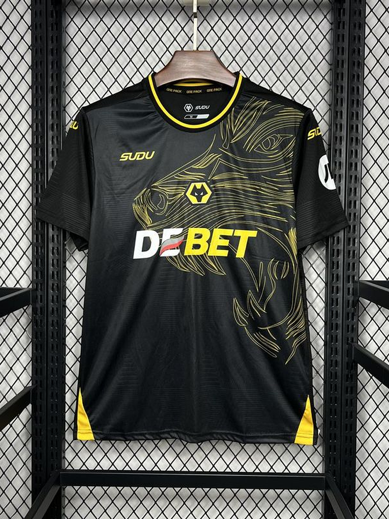 CAMISOLA DO WOLVES 24/25 PRETO 2