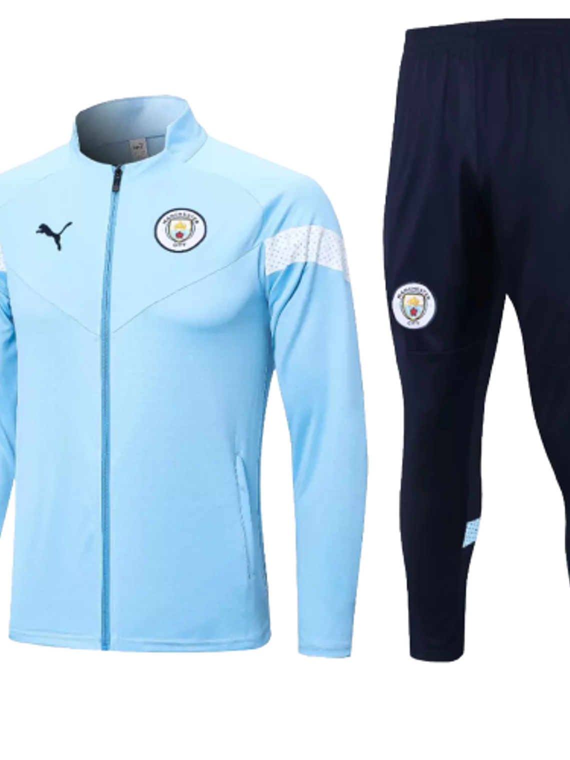 Agasalho de Viagem Manchester City - Masculino - Azul Claro 1