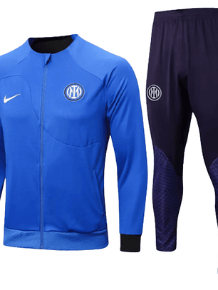 Agasalho de Viagem Inter de Milão - Masculino - Azul e Preto