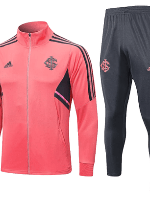 Agasalho de Viagem Internacional - Masculino - Vermelho e Cinza