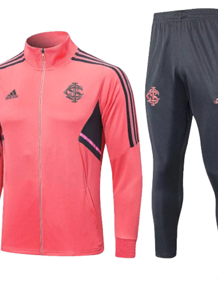 Agasalho de Viagem Internacional - Masculino - Vermelho e Cinza 1