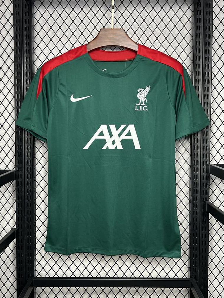 CAMISOLA DO LIVEPOOL 24/25 VERDE PRE JOGO 2