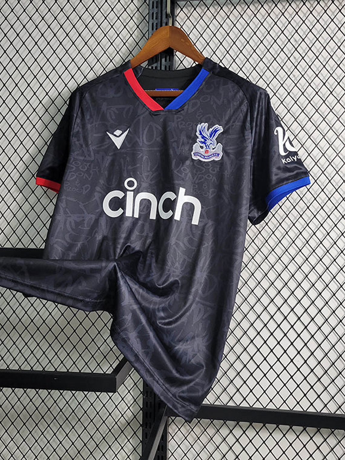 CAMISOLA DO CRYSTAL PALACE 23/24 PRETO 1