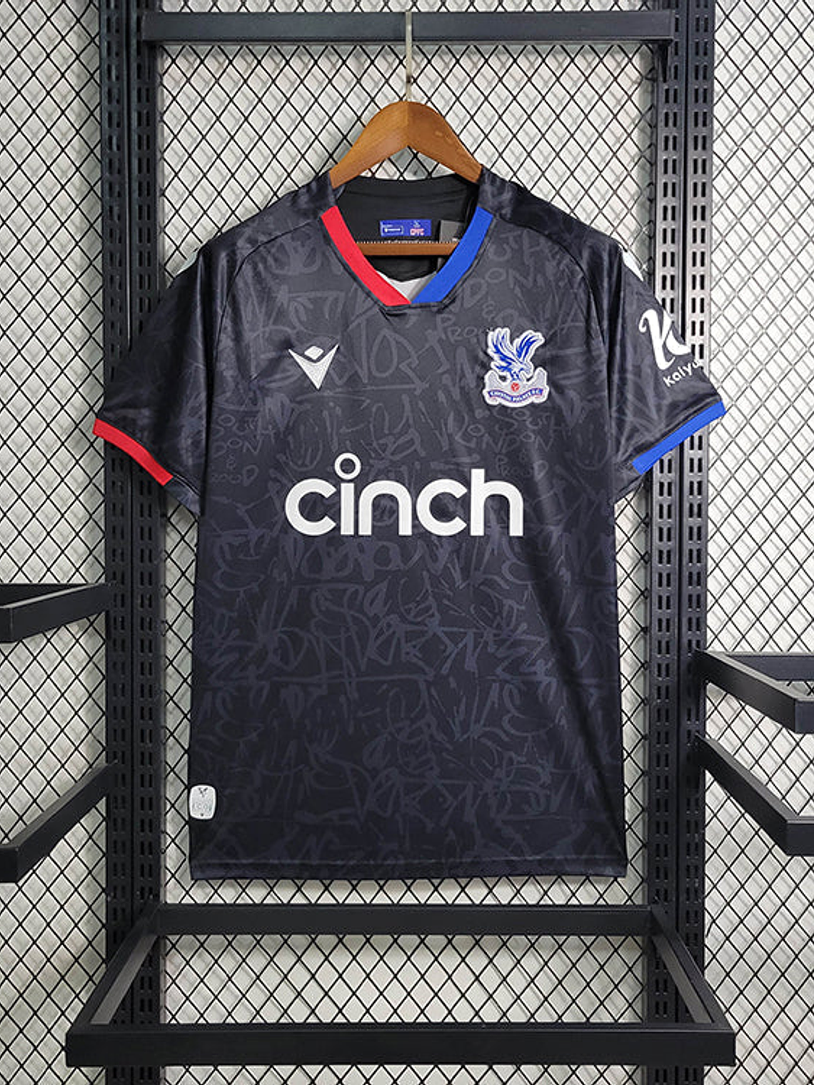 CAMISOLA DO CRYSTAL PALACE 23/24 PRETO 2