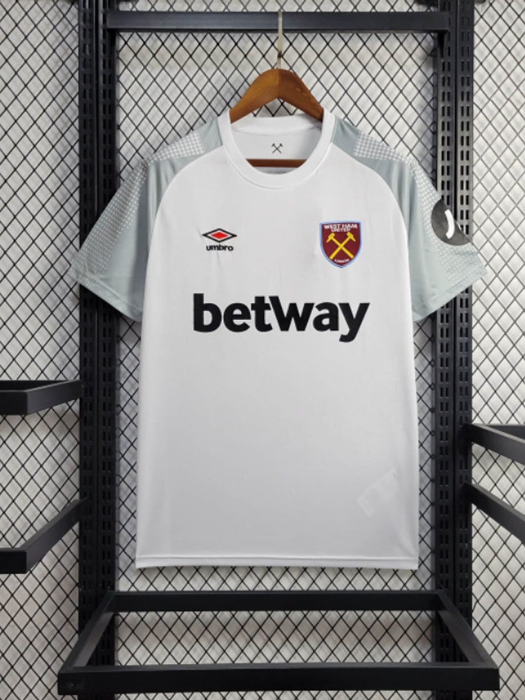 CAMISOLA DO WEST HAM 24/25 BRANCO 1