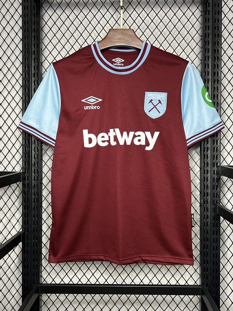CAMISOLA DO WEST HAM 24/25 VERMELHO 2