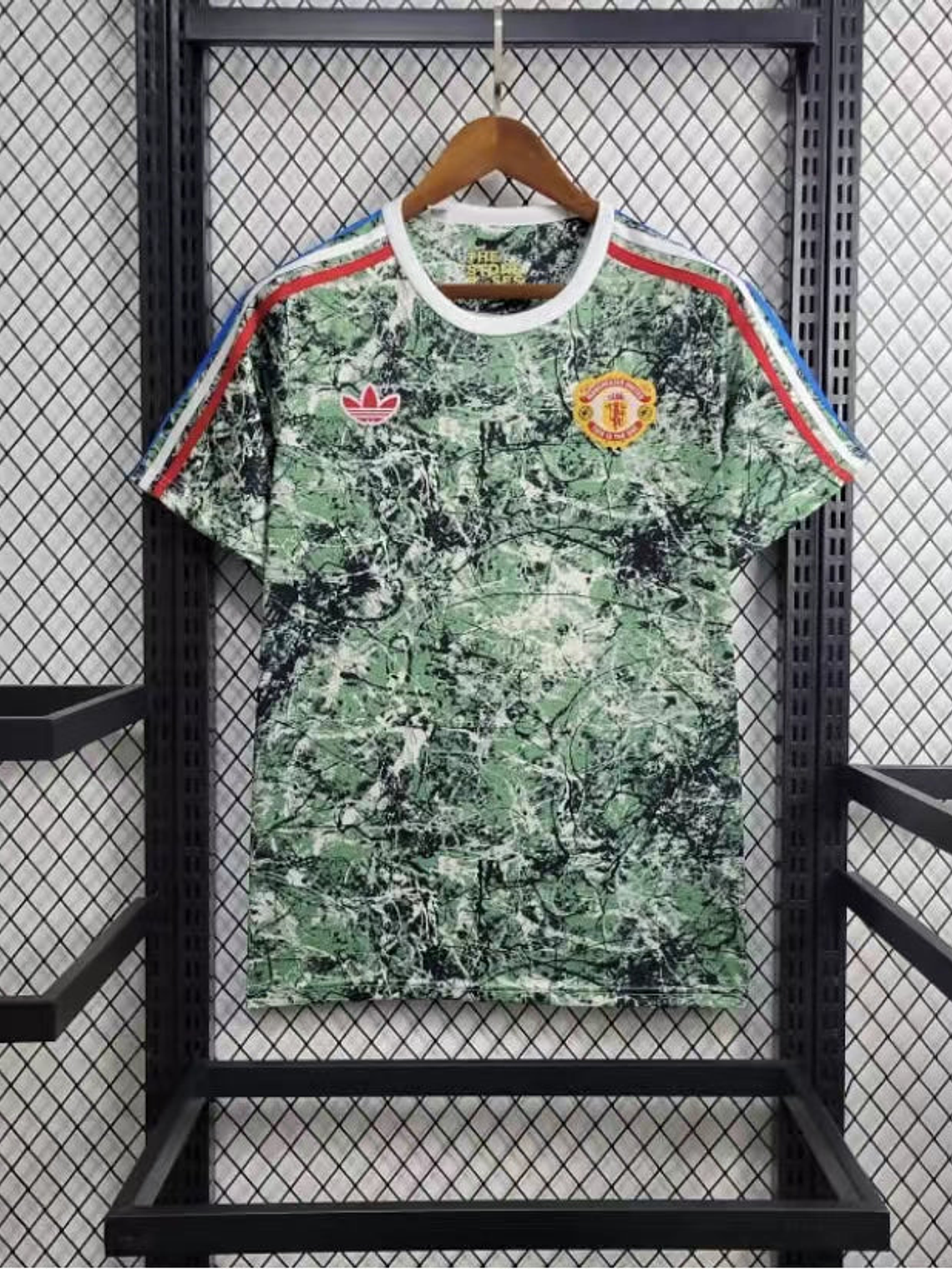 CAMISOLA DO MANCHESTER UNITED 24/25 VERDE BRANDING 2