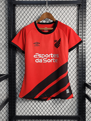 CAMISA FEMININA DO ATLETICO PARANAENSE 23/24 VERMELHO