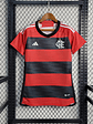 CAMISA FEMININA DO FLAMENGO 23/24 VERMELHO E PRETO - Thumbnail 1
