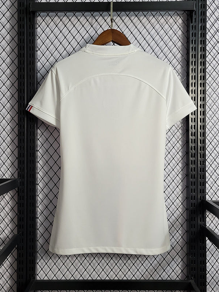 CAMISA FEMININA DO PARIS SAINT GERMAN 23/24 BRANCO E AZUL 4