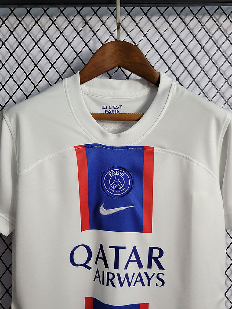 CAMISA FEMININA DO PARIS SAINT GERMAN 23/24 BRANCO E AZUL 7