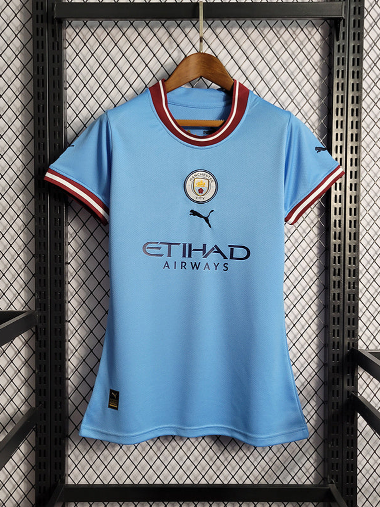 CAMISA FEMININA DO MANCHESTER CITY 23/24 AZUL 1