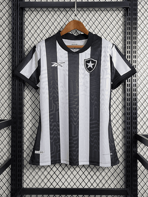 CAMISA FEMININA DO BOTAFOGO 23/24 BRANCO E PRETO