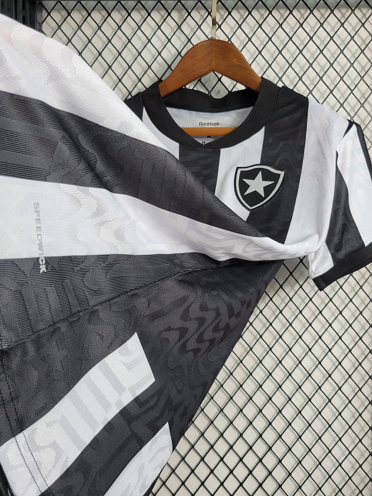 CAMISA FEMININA DO BOTAFOGO 23/24 BRANCO E PRETO 5