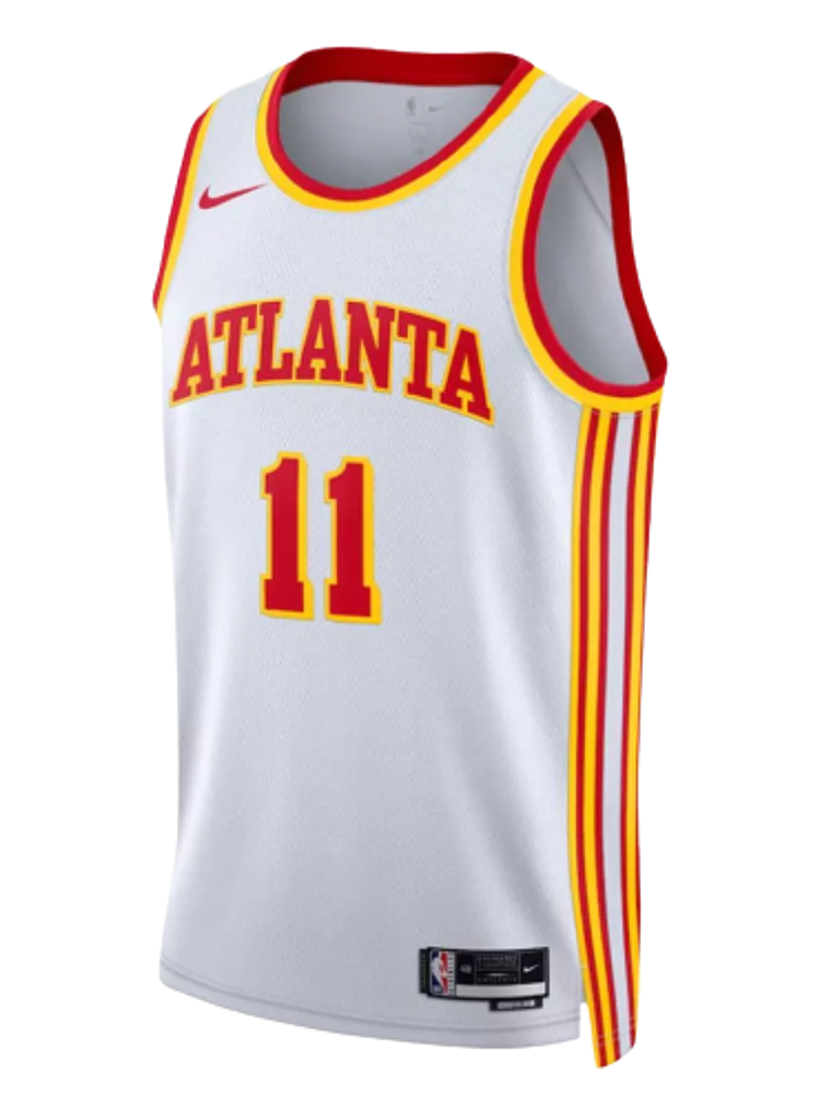 Regata Atlanta Hawks - Trae Young - 2022/23 Swingman Jersey - City Edition - Branca 1