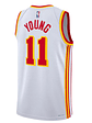 Regata Atlanta Hawks - Trae Young - 2022/23 Swingman Jersey - City Edition - Branca - Thumbnail 2