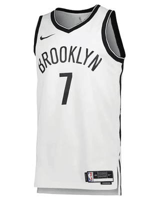 Regata Brooklyn Nets - Kevin Durant - 2022/23 Swingman Jersey - Branca