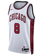 Regata Chicago Bulls - Zach LaVine - 2022/23 Swingman Jersey - Branca - Thumbnail 1