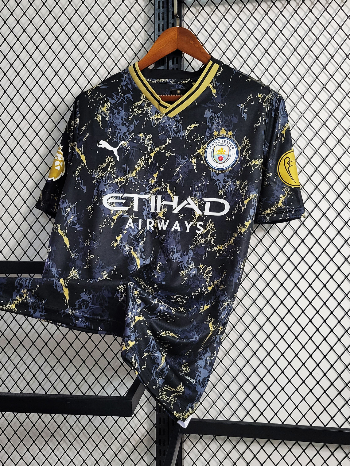 CAMISOLA DO MANCHESTER CITY 24/25 BLACK EDIÇÃO ESPECIAL 1