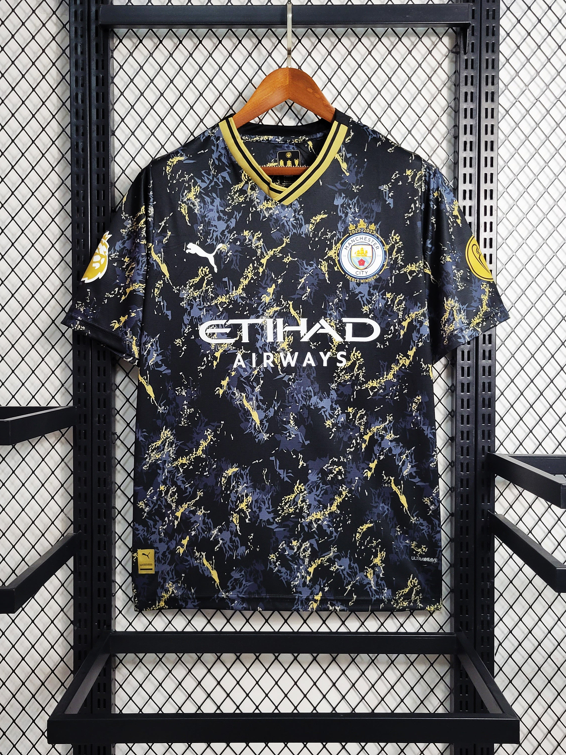 CAMISOLA DO MANCHESTER CITY 24/25 BLACK EDIÇÃO ESPECIAL 2