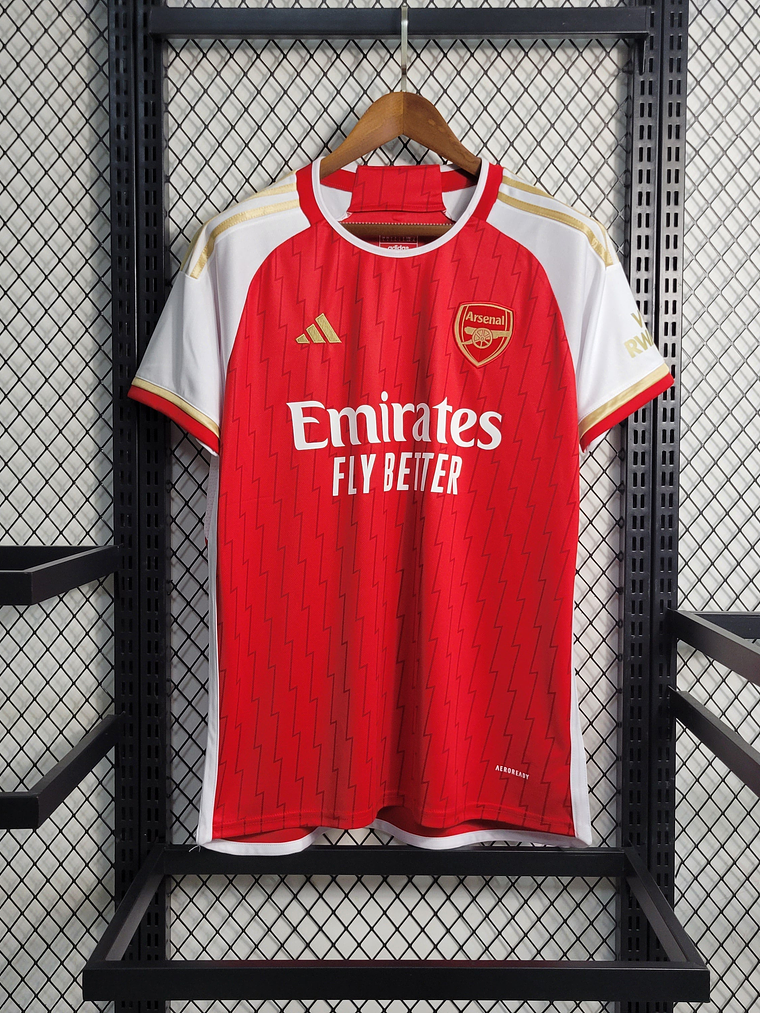 CAMISOLA DO ARSENAL 23/24 VERMELHO E BRANCO 2