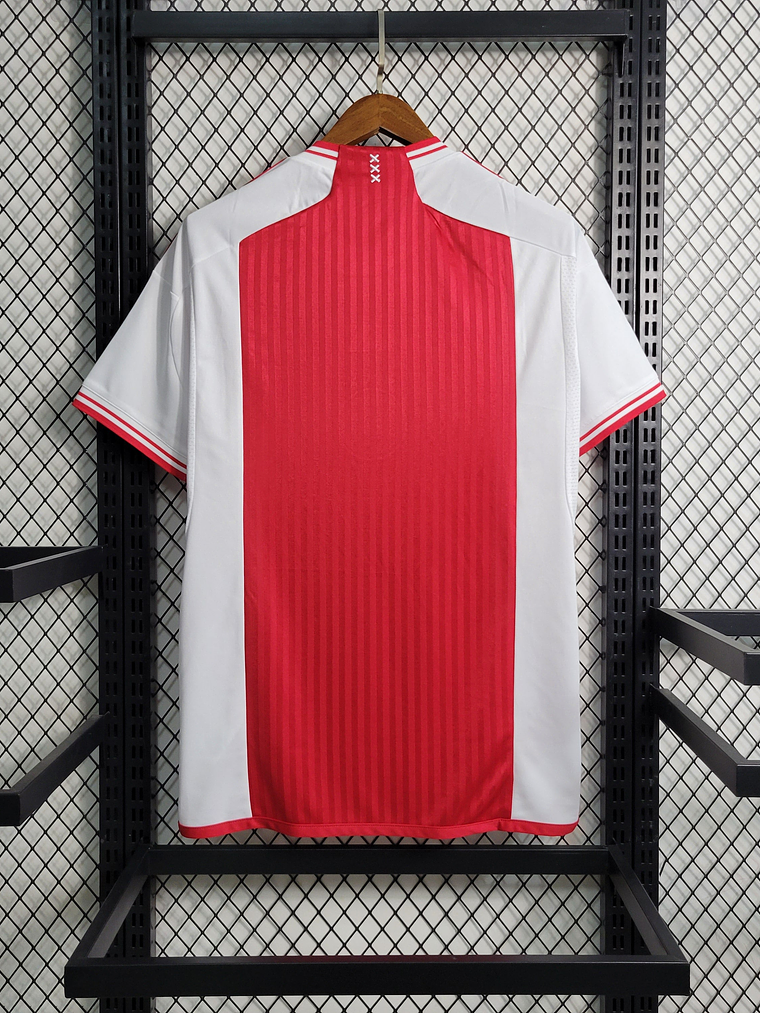 CAMISOLA DO AJAX 23/24 VERMELHO E BRANCO 3