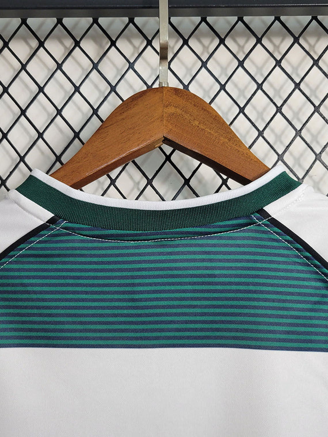 CAMISA RETRÔ DO SPORTING 01/03 BRANCO E VERDE 4