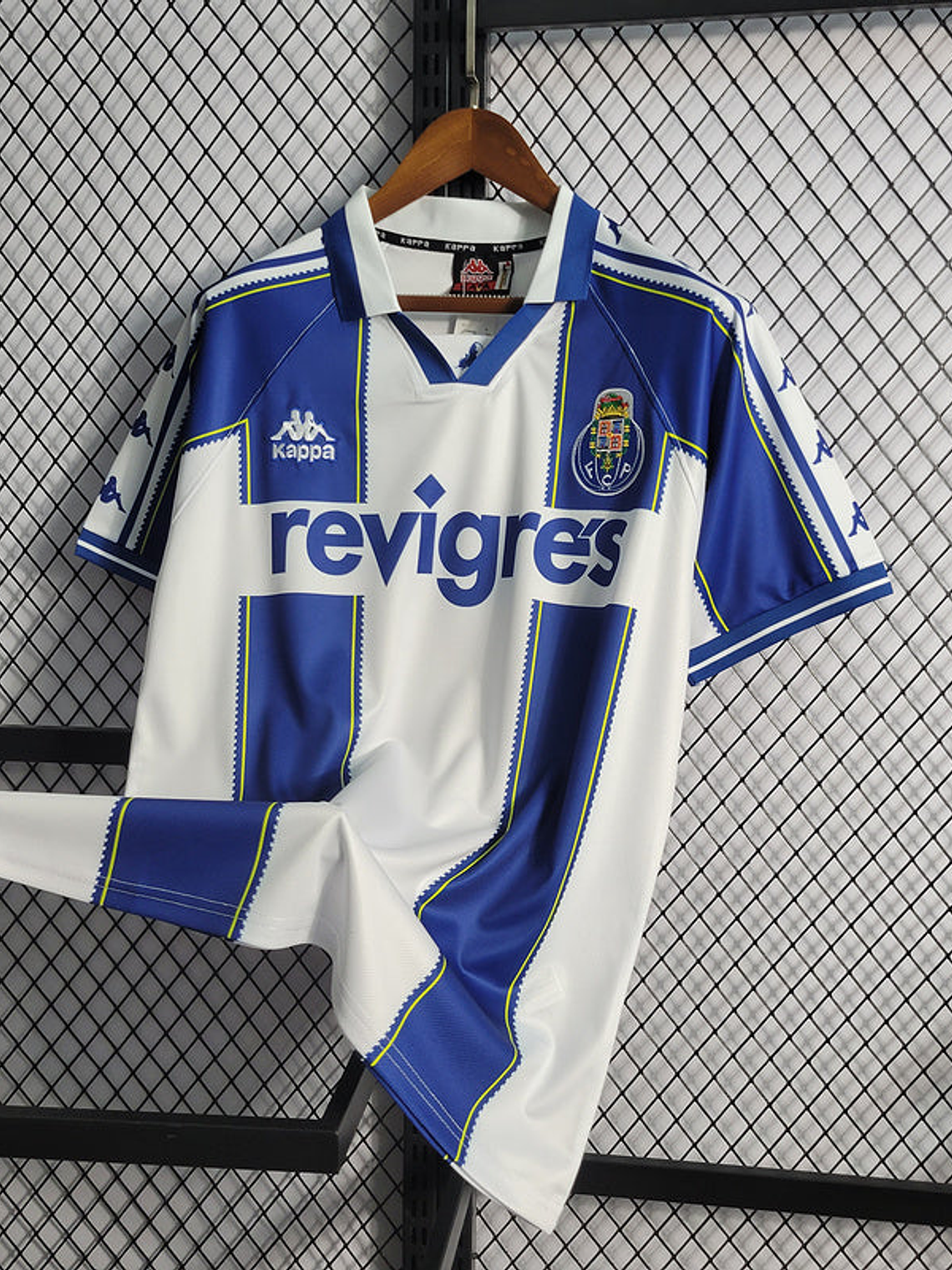 CAMISA RETRÔ DO PORTO 97/99 BRANCO E AZUL 1