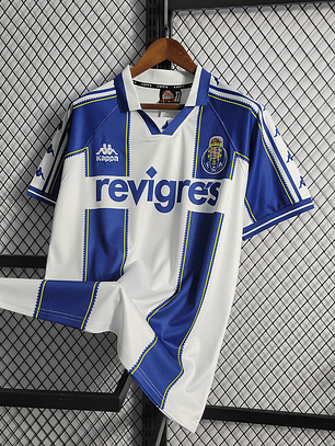 CAMISA RETRÔ DO PORTO 97/99 BRANCO E AZUL