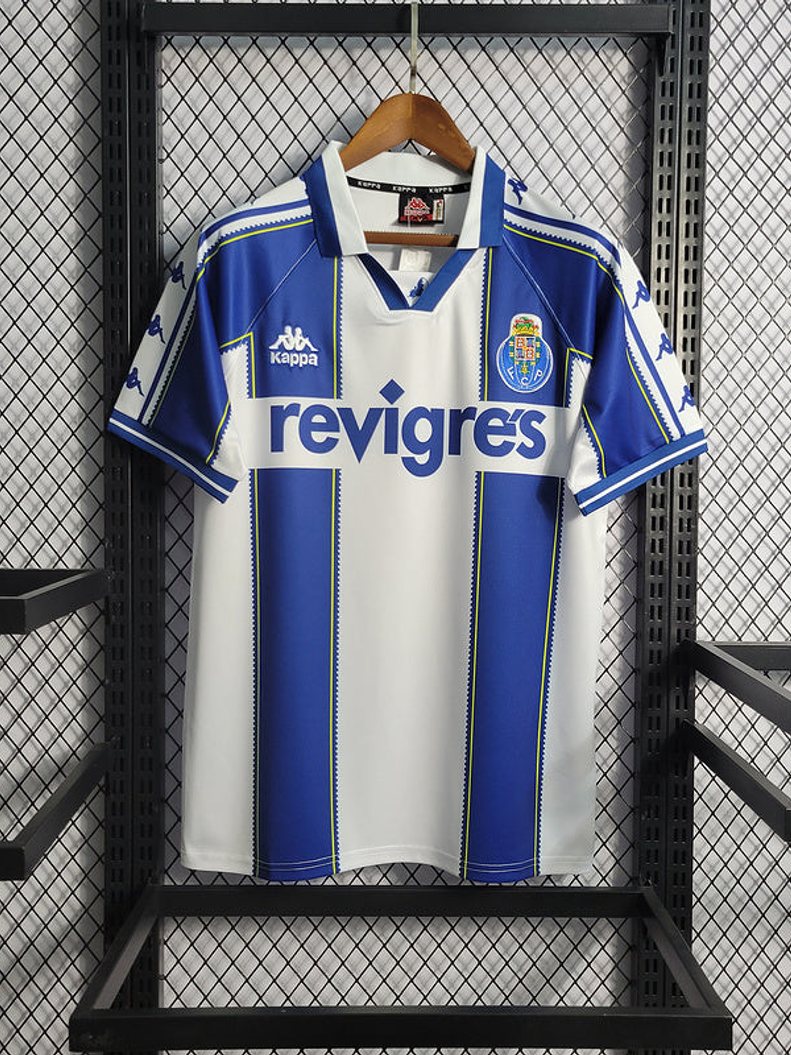 CAMISA RETRÔ DO PORTO 97/99 BRANCO E AZUL 2
