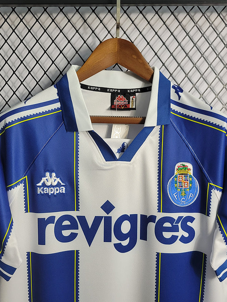CAMISA RETRÔ DO PORTO 97/99 BRANCO E AZUL 4